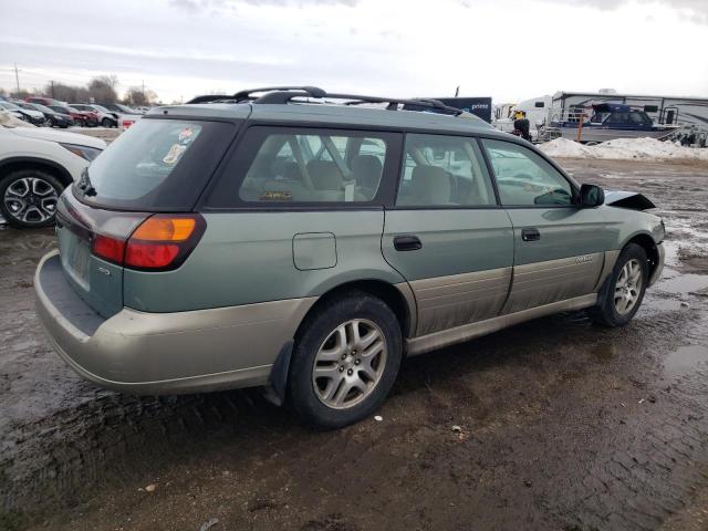 4S3BH675X47614511 - 2004 SUBARU LEGACY OUTBACK AWP 绿色 照片 3