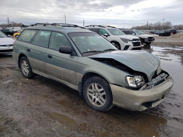 4S3BH675X47614511 - 2004 SUBARU LEGACY OUTBACK AWP 绿色 照片 4