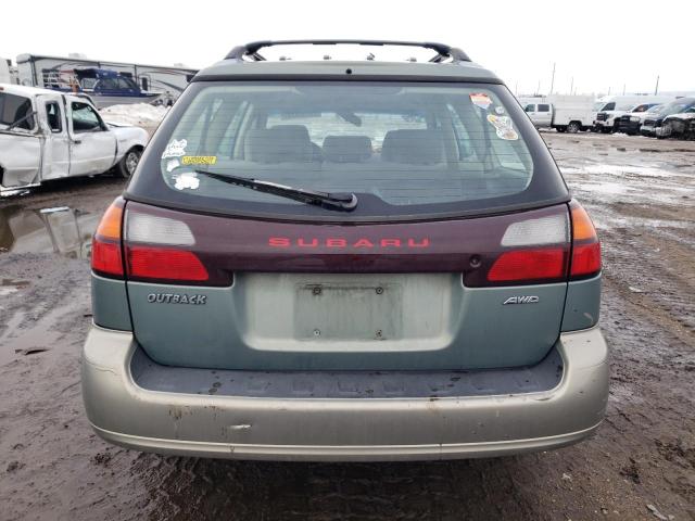 4S3BH675X47614511 - 2004 SUBARU LEGACY OUTBACK AWP 绿色 照片 6