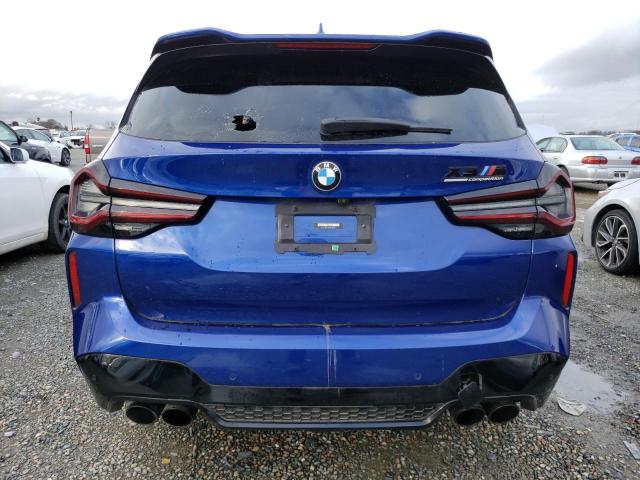 5YM13EC09N9J58240 - 2022 BMW X3 M BLUE photo 6