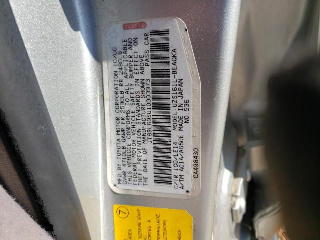 JT8BL69S010003973 - 2001 LEXUS GS 430 SILVER photo 12