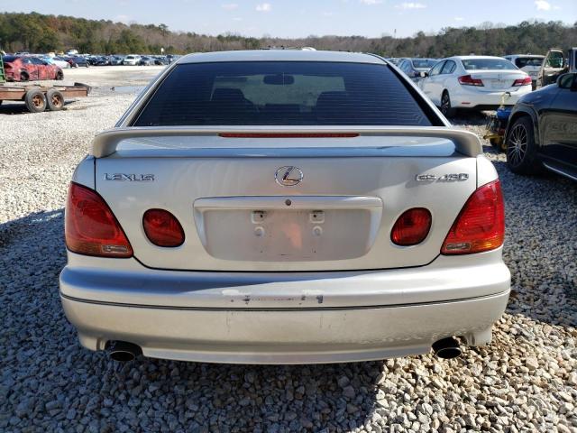 JT8BL69S010003973 - 2001 LEXUS GS 430 SILVER photo 6