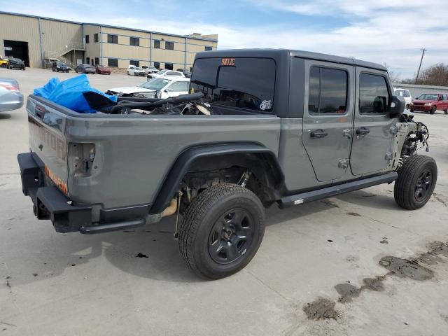 1C6JJTAM9ML512310 - 2021 JEEP GLADIATOR SPORT GRAY photo 3