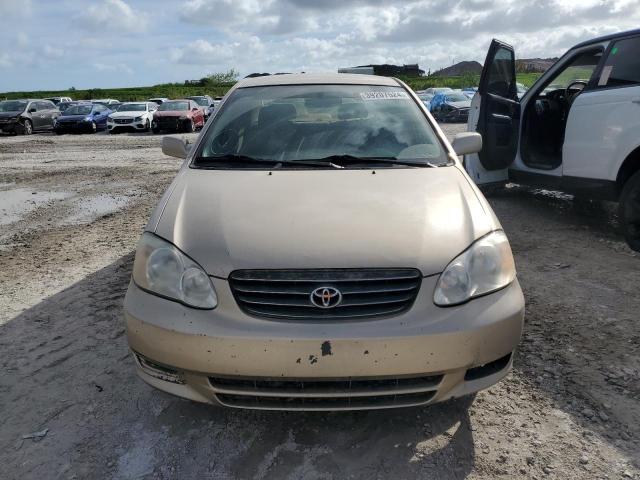 1NXBR32E34Z310338 - 2004 TOYOTA COROLLA CE GOLD photo 5