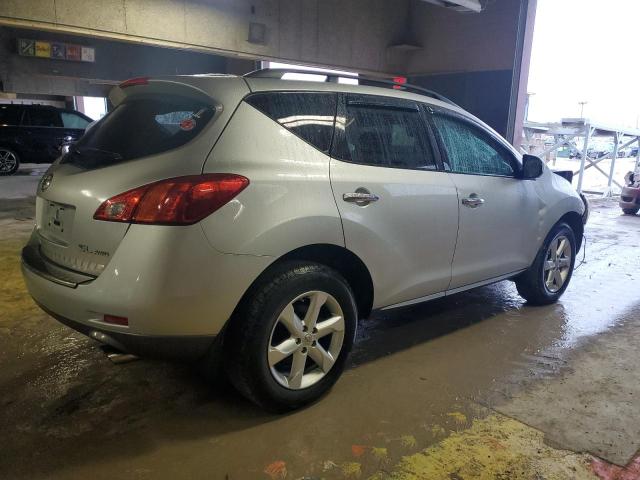 JN8AZ18W19W134961 - 2009 NISSAN MURANO S SILVER photo 3