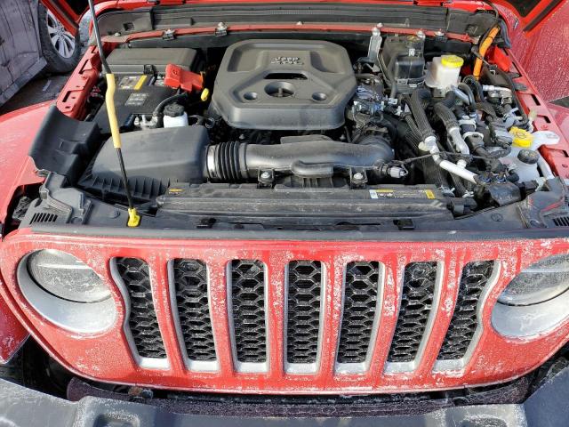 1C4JJXP64NW275220 - 2022 JEEP WRANGLER U SAHARA 4XE RED photo 11