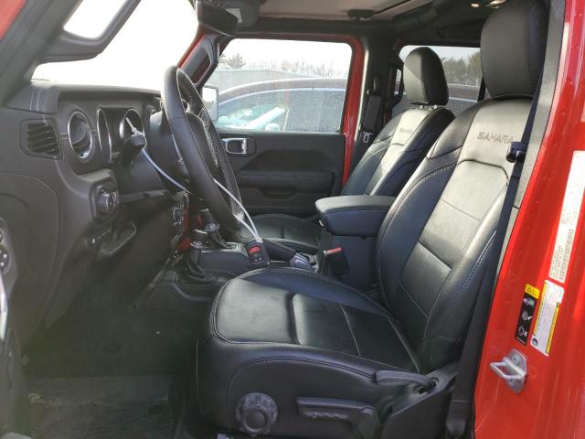 1C4JJXP64NW275220 - 2022 JEEP WRANGLER U SAHARA 4XE RED photo 7