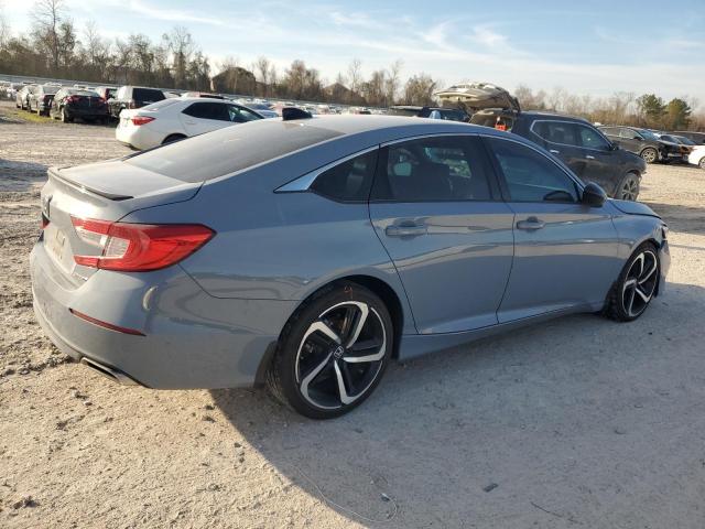 1HGCV1F38NA054638 - 2022 HONDA ACCORD SPORT GRAY photo 3