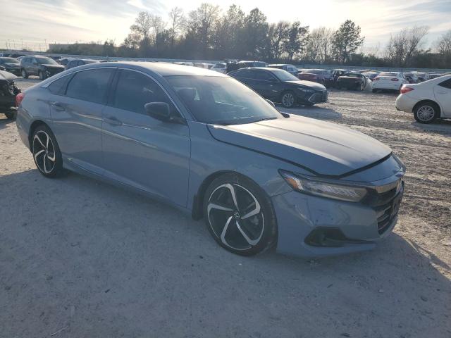 1HGCV1F38NA054638 - 2022 HONDA ACCORD SPORT GRAY photo 4