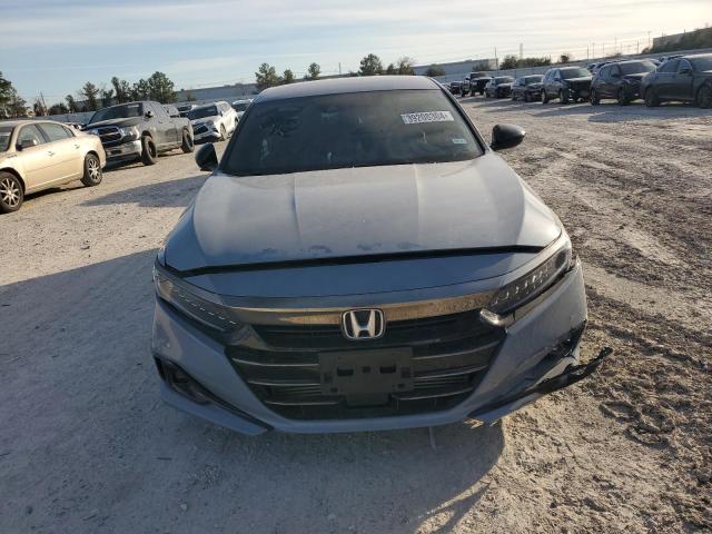 1HGCV1F38NA054638 - 2022 HONDA ACCORD SPORT GRAY photo 5
