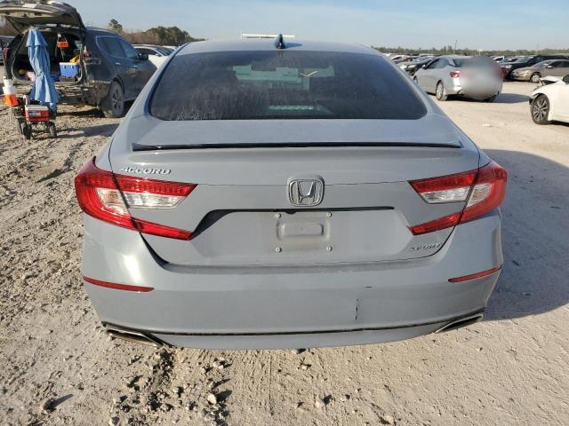 1HGCV1F38NA054638 - 2022 HONDA ACCORD SPORT GRAY photo 6
