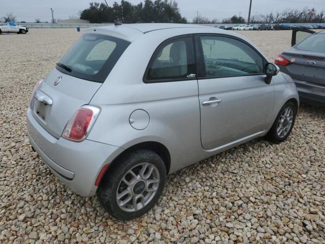 3C3CFFAR9DT511473 - 2013 FIAT 500 POP SILVER photo 3