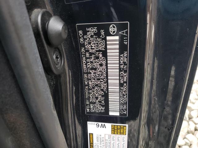 JTKDE167490289807 - 2009 TOYOTA SCION TC 黑色 照片 12