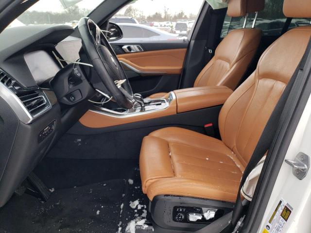 5UXCR6C50KLK85604 - 2019 BMW X5 XDRIVE40I WHITE photo 7
