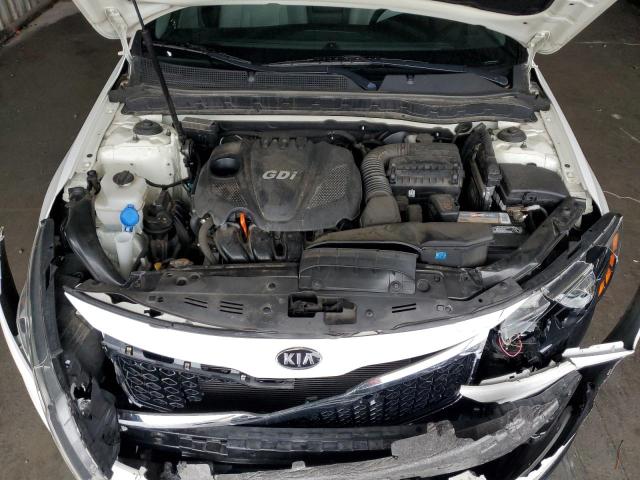 KNAGN4A79B5185476 - 2011 KIA OPTIMA EX WHITE photo 11