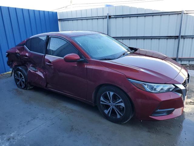 3N1AB8CV0PY228586 - 2023 NISSAN SENTRA SV RED photo 4