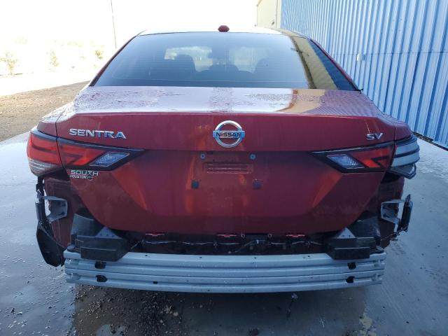 3N1AB8CV0PY228586 - 2023 NISSAN SENTRA SV RED photo 6