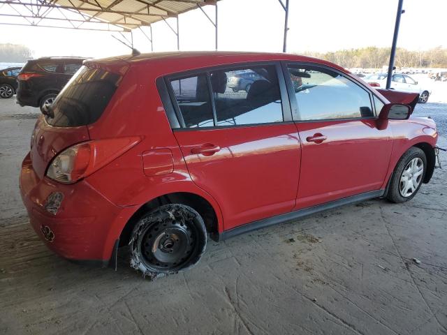 3N1BC1CP2AL361395 - 2010 NISSAN VERSA S RED photo 3