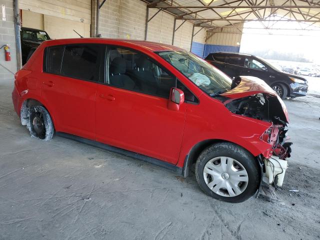 3N1BC1CP2AL361395 - 2010 NISSAN VERSA S RED photo 4