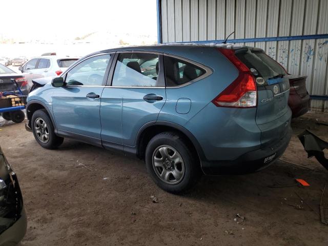 2HKRM4H33EH660397 - 2007 HONDA CRV LX BLUE photo 2