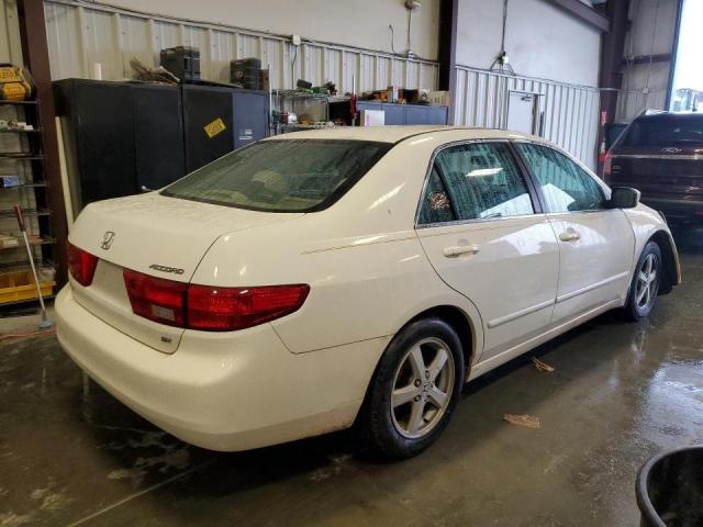 1HGCM56765A078627 - 2005 HONDA ACCORD EX WHITE photo 3