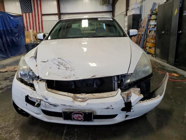 1HGCM56765A078627 - 2005 HONDA ACCORD EX WHITE photo 5