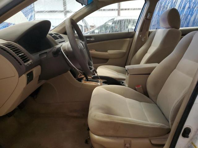 1HGCM56765A078627 - 2005 HONDA ACCORD EX WHITE photo 7