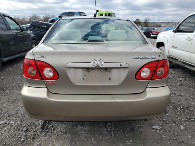 1NXBR32E17Z886241 - 2007 TOYOTA COROLLA CE TAN photo 6