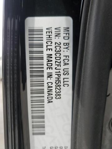 2C3CDZFJ1PH582383 - 2023 DODGE CHALLENGER R/T SCAT PACK BLACK photo 13