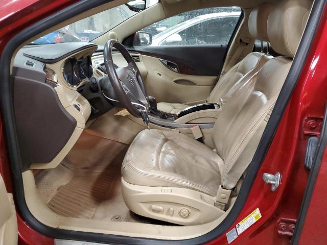 1G4GC5E30DF314347 - 2013 BUICK LACROSSE RED photo 7