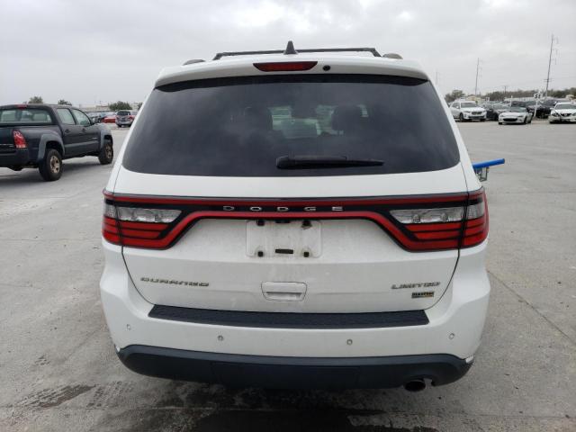 1C4RDHDG7EC449764 - 2014 DODGE DURANGO LIMITED WHITE photo 6