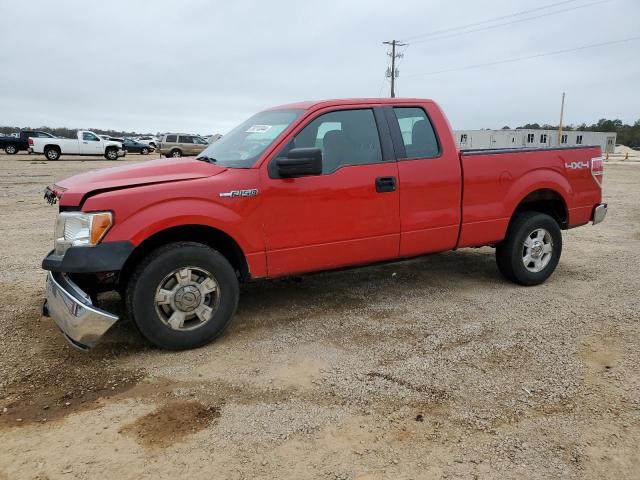 1FTEX1EM5BKD09019 - 2011 FORD F150 SUPER CAB RED photo 1