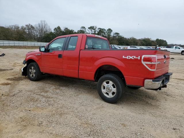 1FTEX1EM5BKD09019 - 2011 FORD F150 SUPER CAB RED photo 2