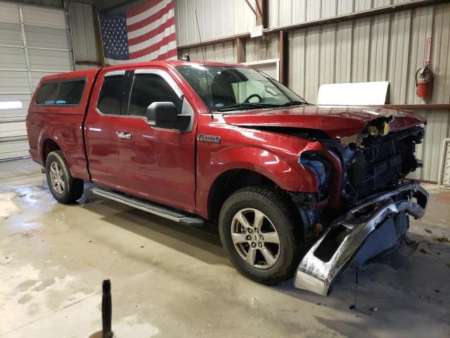 1FTEX1EB0KKD32612 - 2019 FORD F150 SUPER CAB RED photo 4