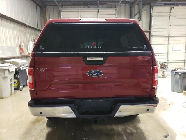 1FTEX1EB0KKD32612 - 2019 FORD F150 SUPER CAB RED photo 6