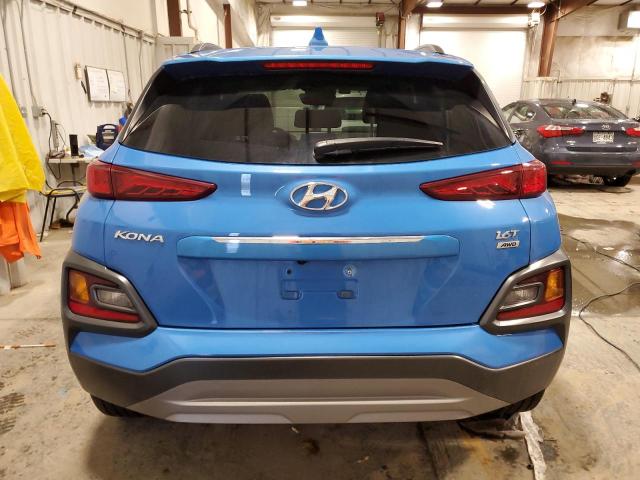 KM8K3CA55LU441952 - 2020 HYUNDAI KONA LIMITED BLUE photo 6