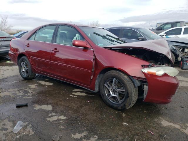 4T1BE30K82U581509 - 2002 TOYOTA CAMRY LE BURGUNDY photo 4