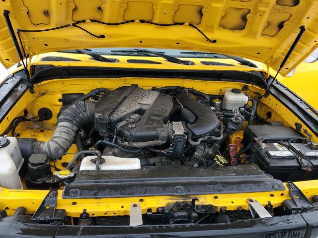 JTEBU11F770078335 - 2007 TOYOTA FJ CRUISER YELLOW photo 11