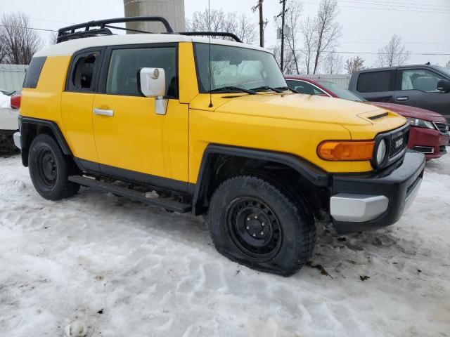 JTEBU11F770078335 - 2007 TOYOTA FJ CRUISER YELLOW photo 4