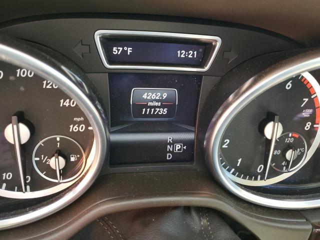 4JGDA5HB5DA238391 - 2013 MERCEDES-BENZ ML 350 4MATIC WHITE photo 9