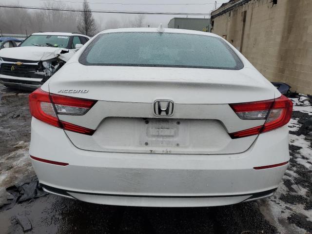 1HGCV1F15MA118132 - 2021 HONDA ACCORD LX WHITE photo 6