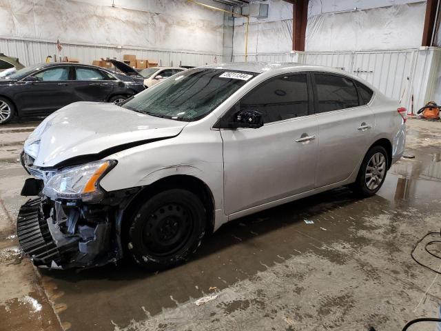 3N1AB7AP8EY287526 - 2014 NISSAN SENTRA S SILVER photo 1