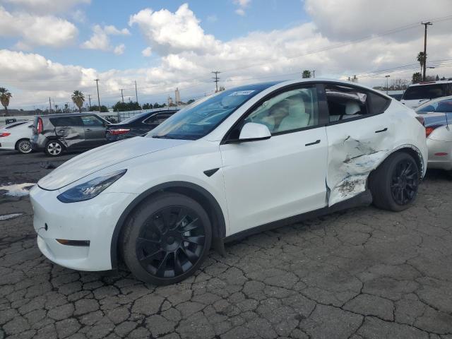 5YJYGDEE9MF158337 - 2021 TESLA MODEL Y WHITE photo 1