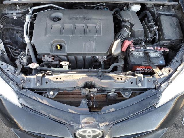 2T1BURHE0KC223262 - 2019 TOYOTA COROLLA L BLACK photo 11