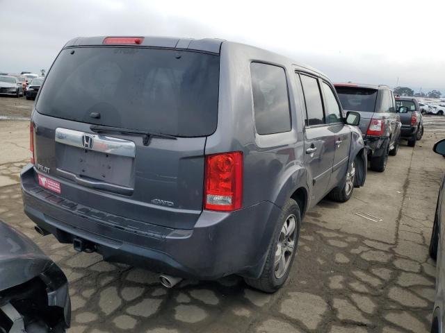 5FNYF4H57FB014559 - 2015 HONDA PILOT EXL GRAY photo 3