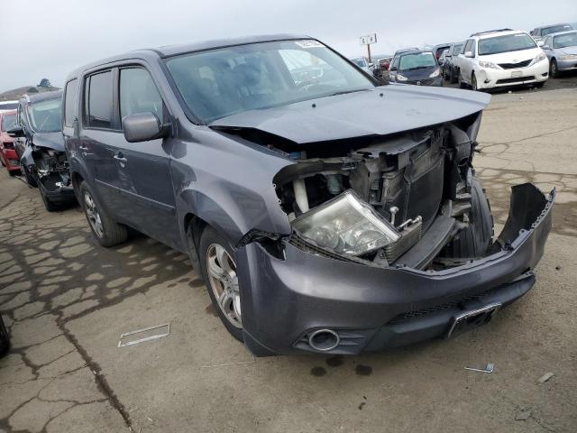 5FNYF4H57FB014559 - 2015 HONDA PILOT EXL GRAY photo 4