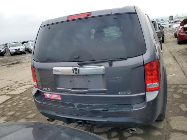 5FNYF4H57FB014559 - 2015 HONDA PILOT EXL GRAY photo 6