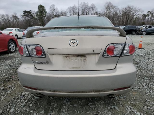 1YVHP80C275M16193 - 2007 MAZDA 6 I BEIGE photo 6