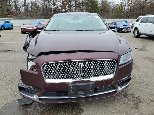 1LN6L9NP6J5612134 - 2018 LINCOLN CONTINENTA RESERVE BURGUNDY photo 5