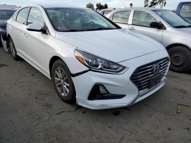 5NPE24AF6KH744668 - 2019 HYUNDAI SONATA SE WHITE photo 4